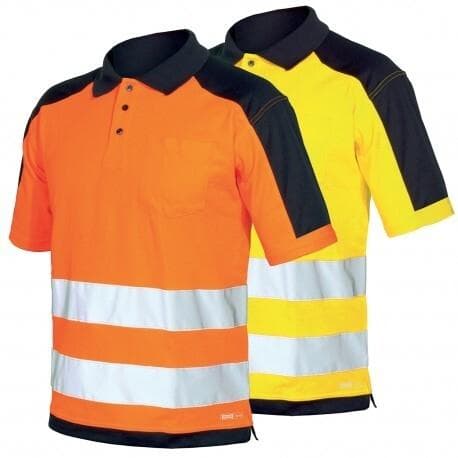 Polo alta visibilidad manga corta, modelo 08190 (polos de alta visibilidad)