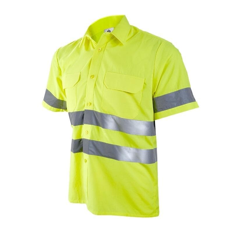Camisa manga corta alta visibilidad, modelo 1048 (camisetas de alta visibilidad)