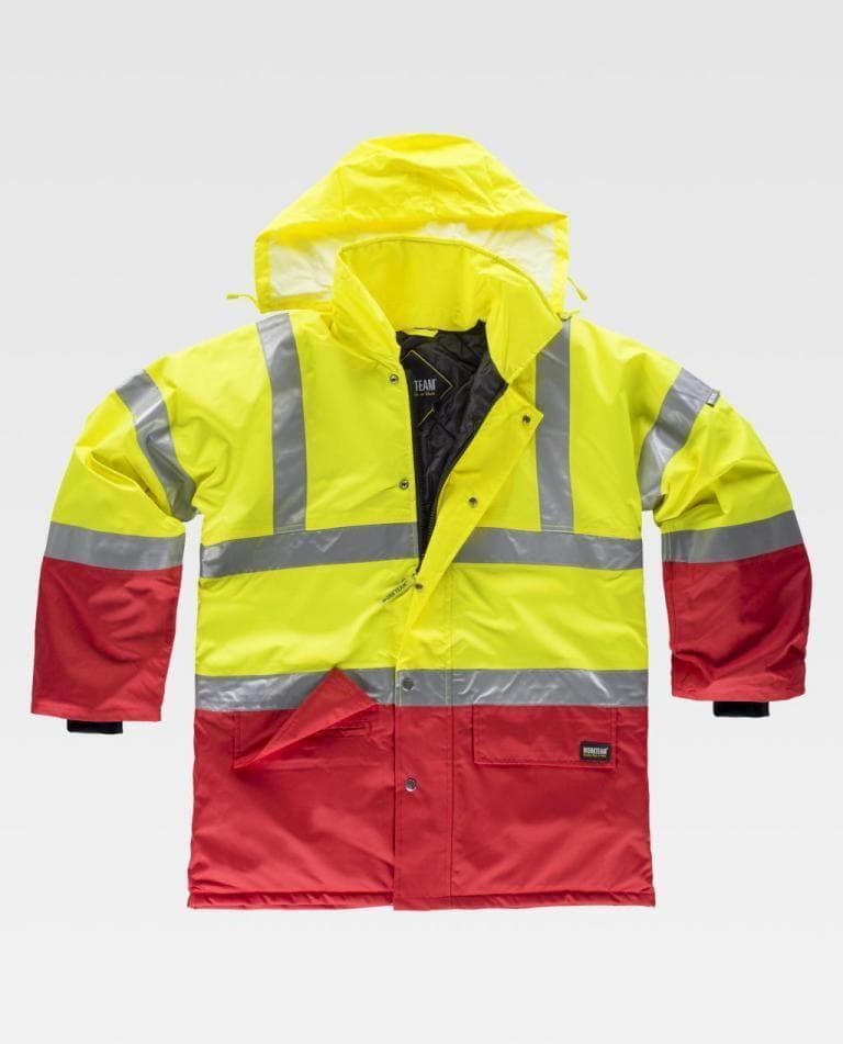 Parka acolchada alta visibilidad Oxford, modelo C3711 (parkas de alta visibilidad)